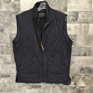 Jcrew men’s vest size medium Navy color. Full zip.